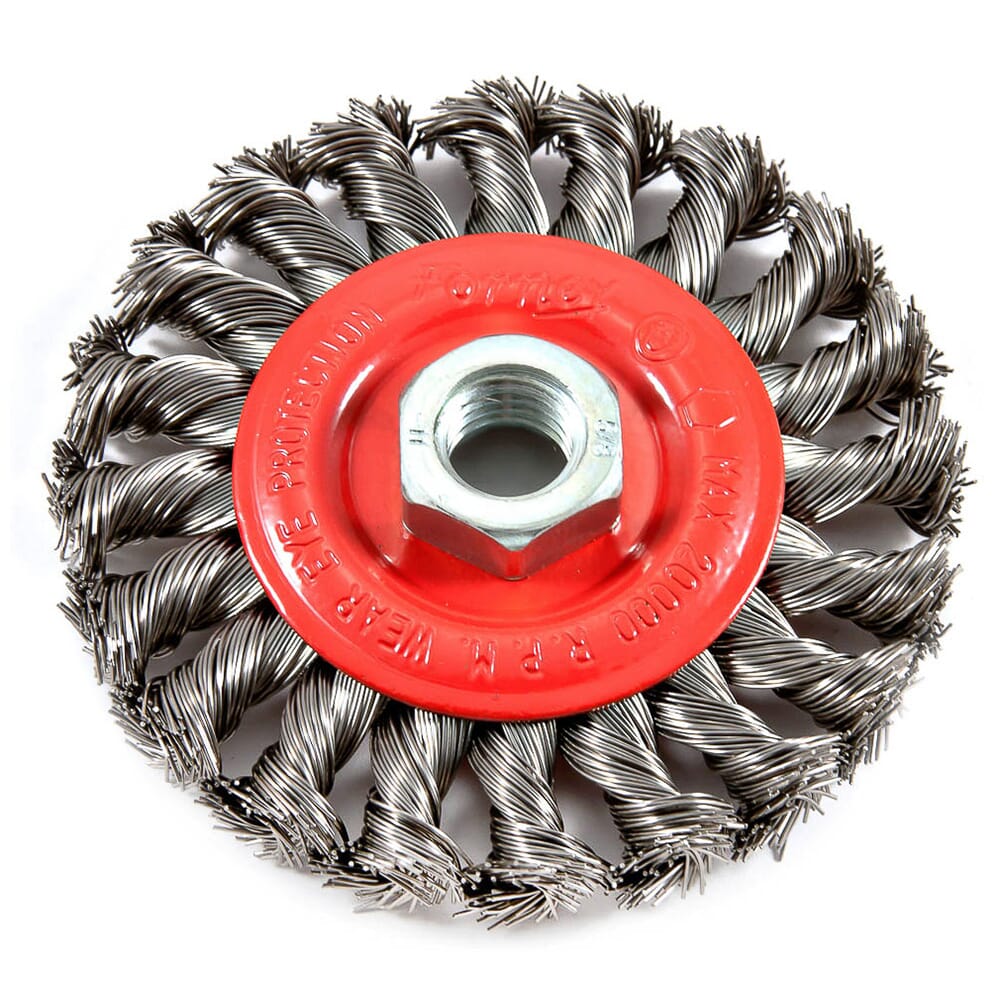 72759 Wire Wheel, Knotted, 4 in x